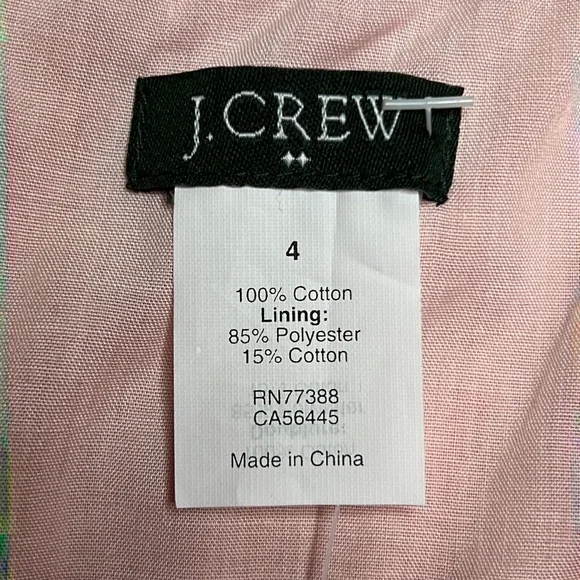 NWT J. Crew Factory (4) Lorelei coral strapless textured cotton dress - Picture 9 of 11
